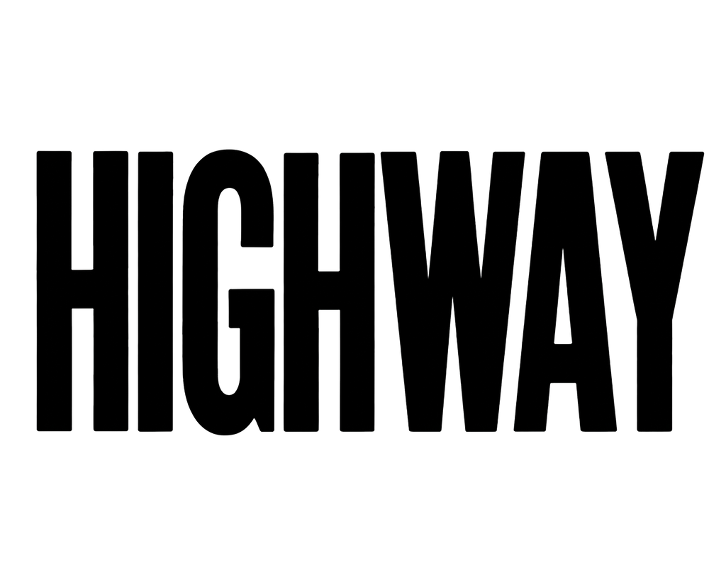 HIGHWAY BLOCK LETTER